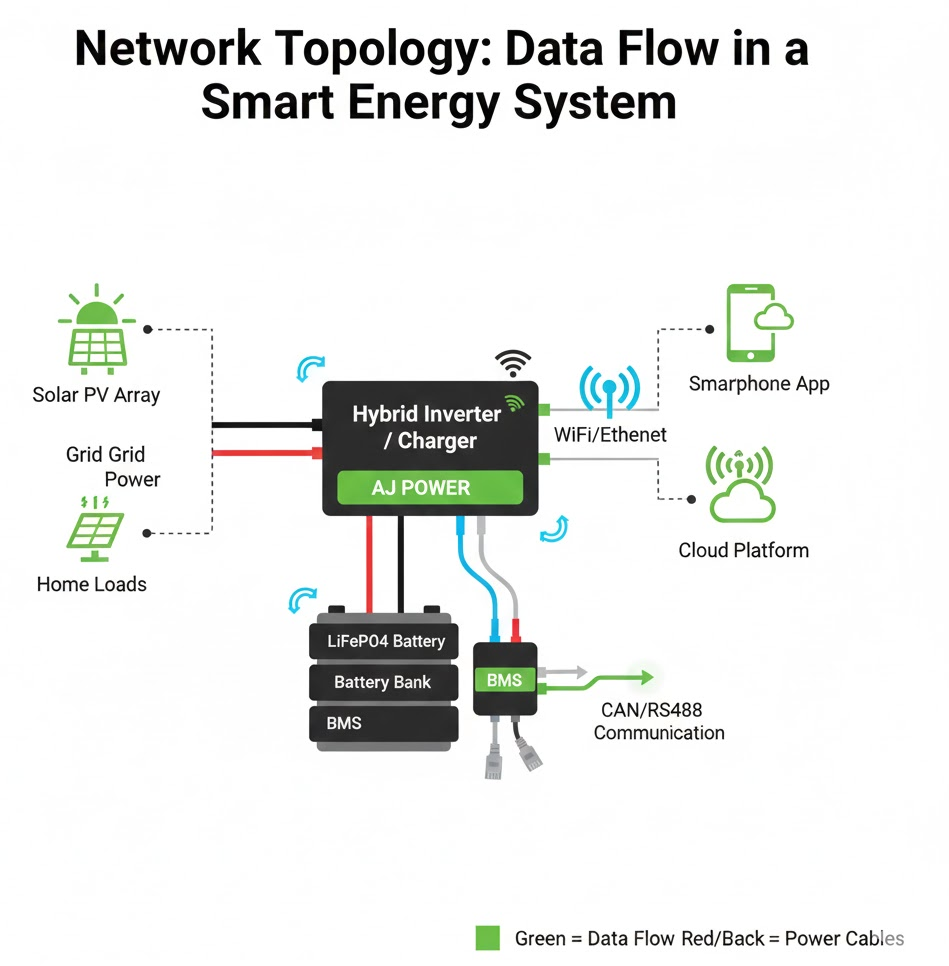 hybrid offgrid inverter inversor híbrido