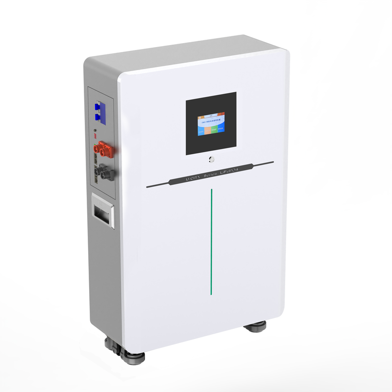 Sistema 48v 200ah del soporte de la pared del almacenamiento de energía solar de la batería Lifepo4 del hogar del soporte del piso