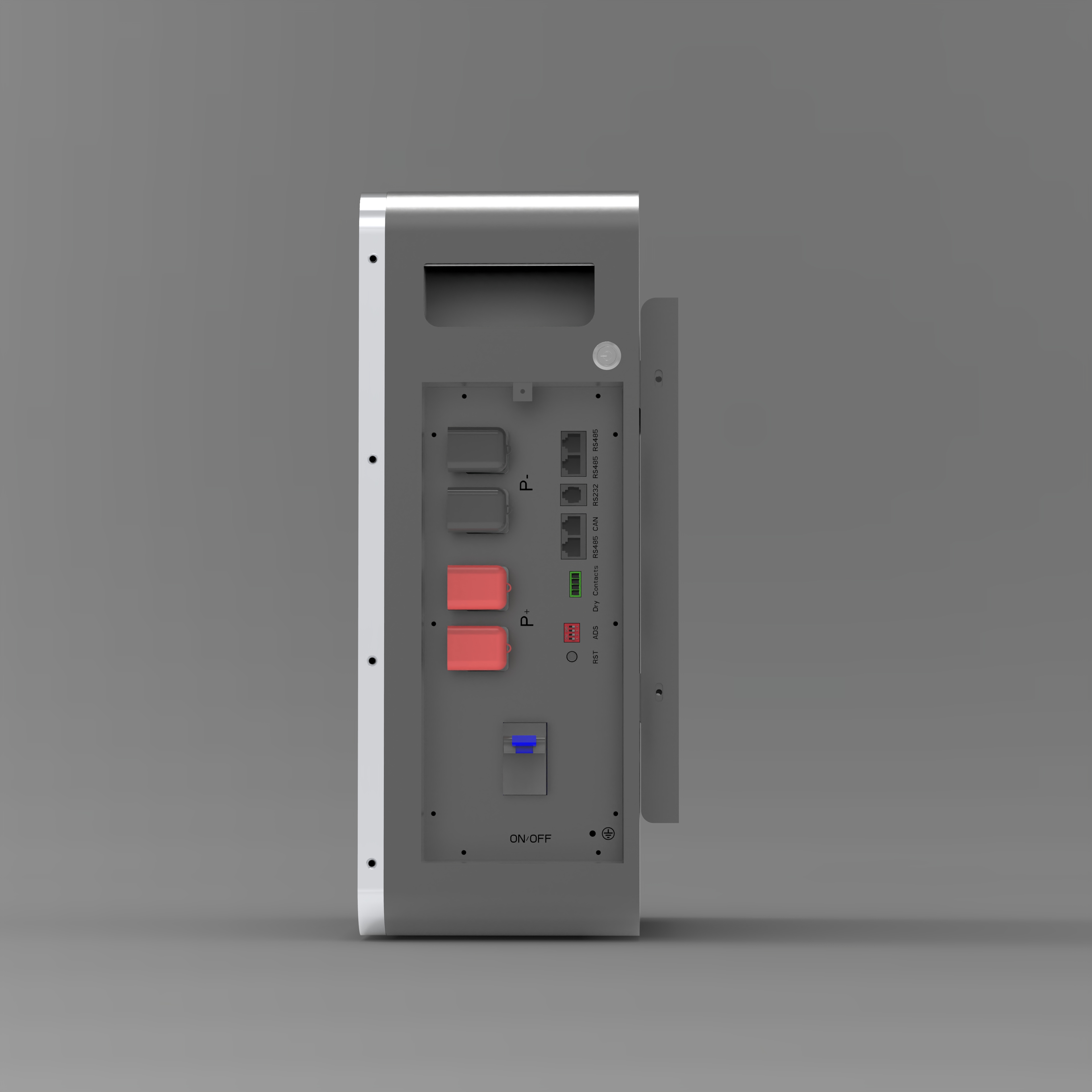 Batería de litio montada en la pared de 5KWh 51.2V100AH ​​Fuente de alimentación de emergencia de vida de 6000 ciclos