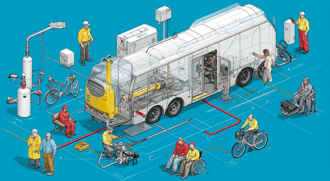 Transporte de pilas de combustible
