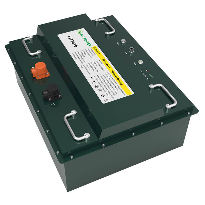 Batería de última generación para vehículos eléctricos AJ72090 76,8V 90Ah