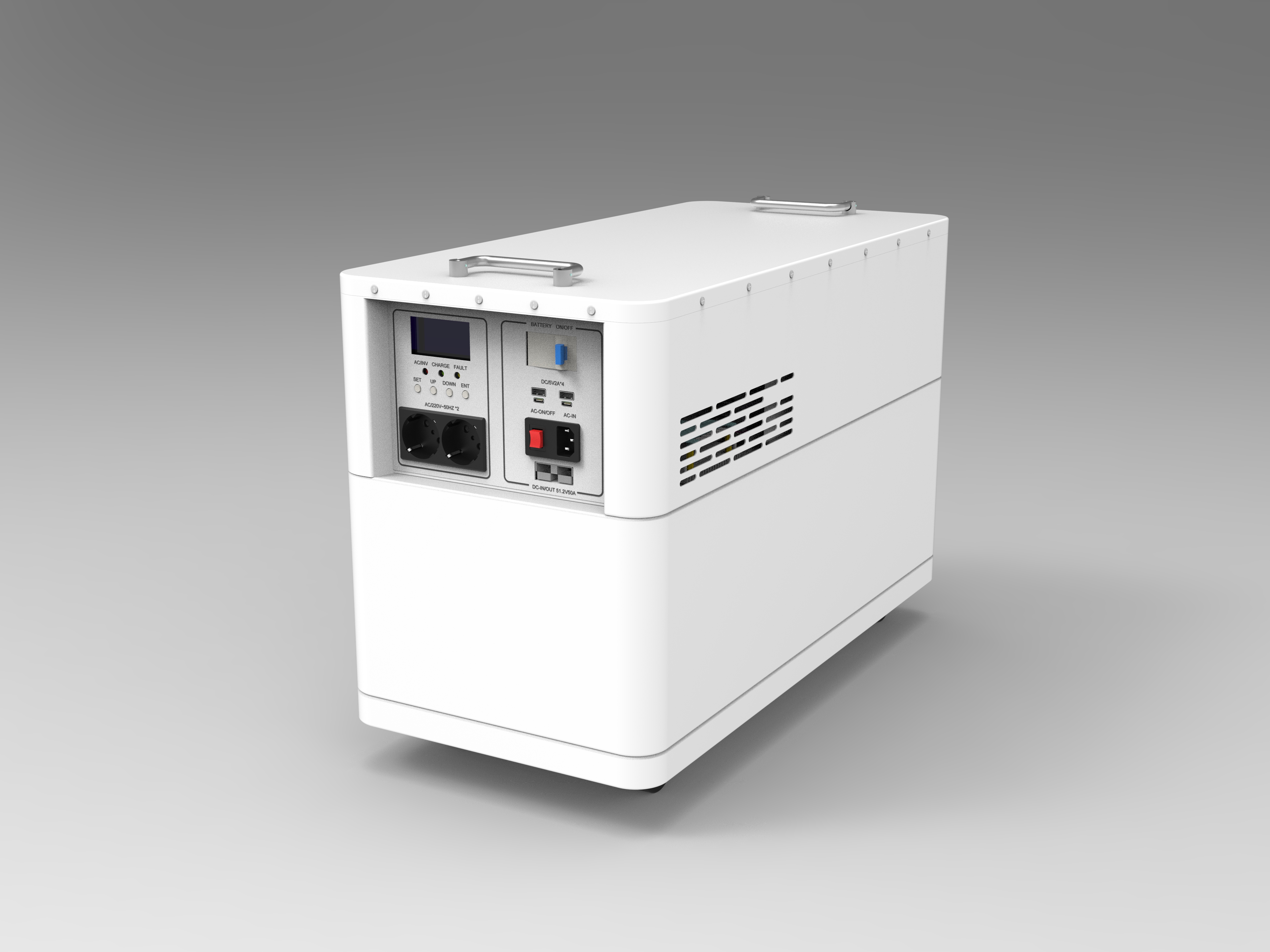 Batería de litio solar casera del sistema de batería de almacenamiento de energía 5KWH 10KWH 51.2V 100AH ​​200AH