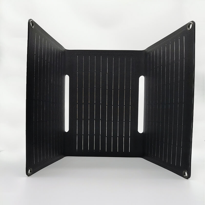 Panel solar plegable monocristalino de una sola pieza, paquete plegable de 20W y 6V