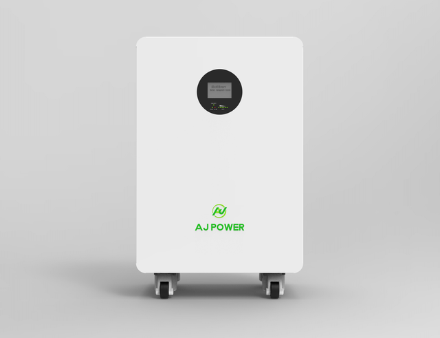 AJP16A 48V 300AH 15kWh Batería de litio de almacenamiento de energía solar montada en la pared | Sistema de almacenamiento de energía fotovoltaica en el hogar