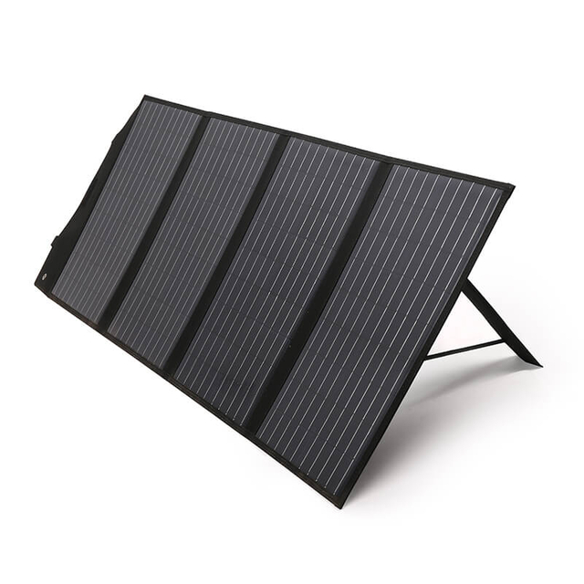 120W 18V Costura de tela monocristalina Paquete plegable cuádruple Panel solar