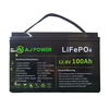 Batería del cargador LiFePO4 de alta capacidad AJ-LFP12V100Ah - Reemplazo superior de plomo-ácido