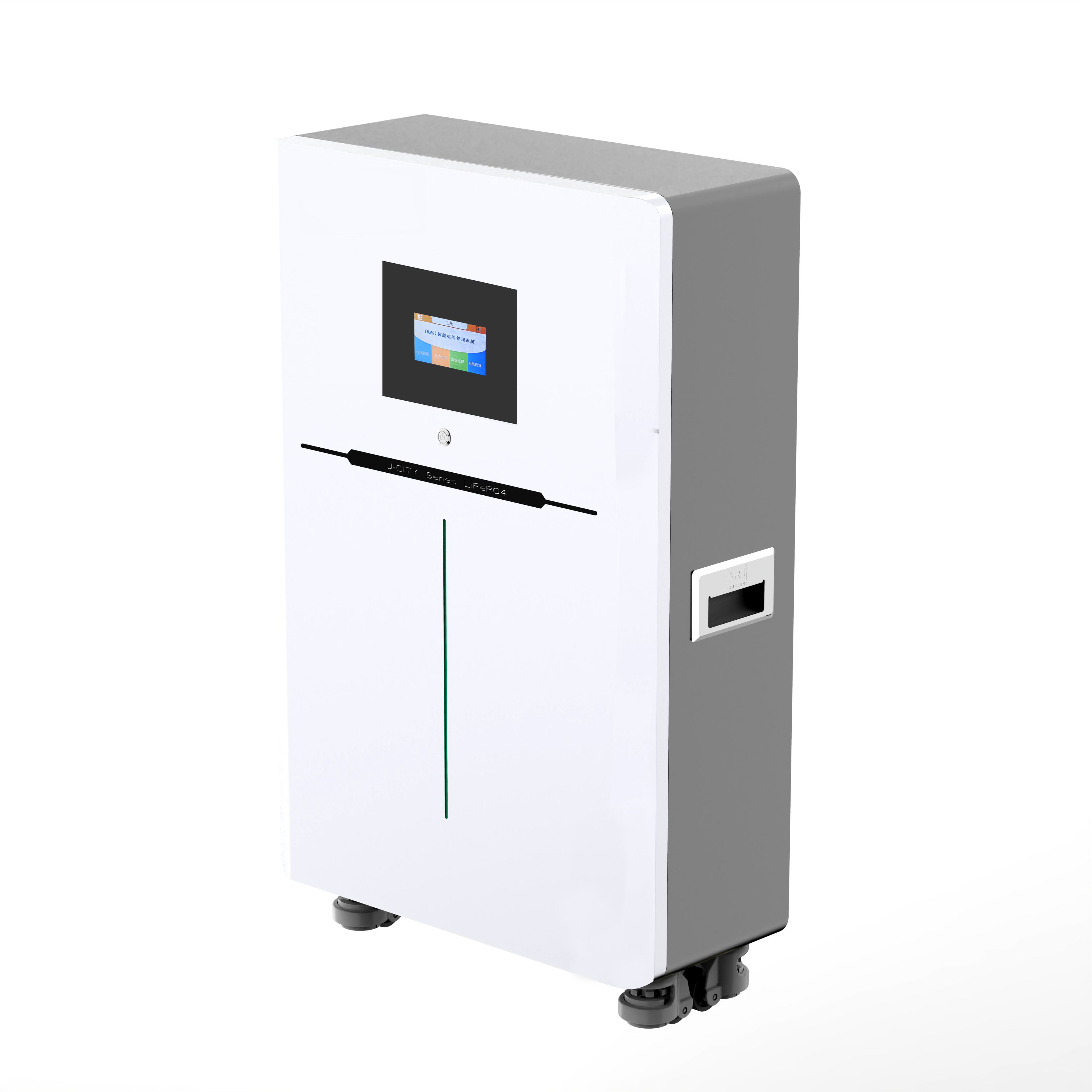 Sistema 48v 200ah del soporte de la pared del almacenamiento de energía solar de la batería Lifepo4 del hogar del soporte del piso