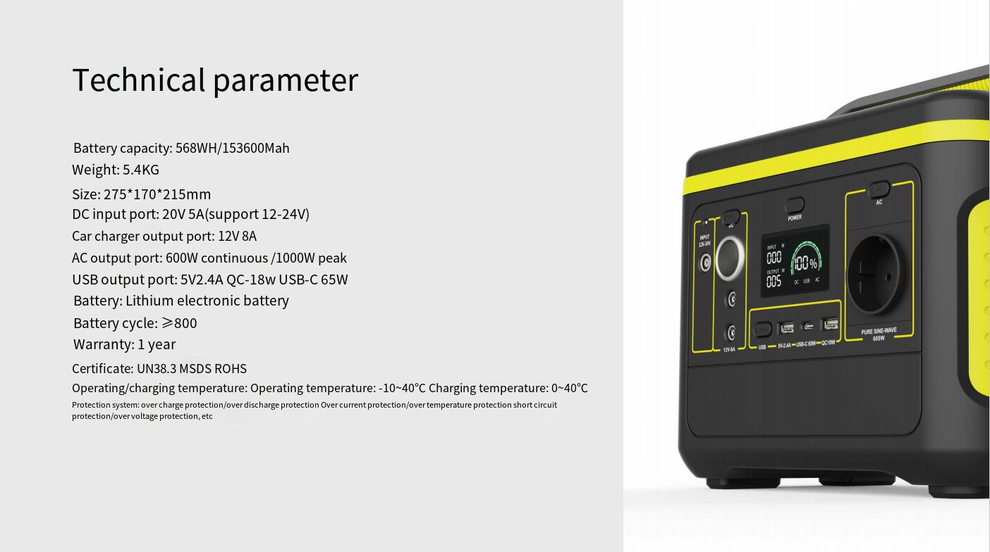 poder de almacenamiento de energía