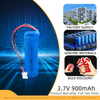 Célula de batería recargable de iones de litio 14500 3,7 V 900 mAh