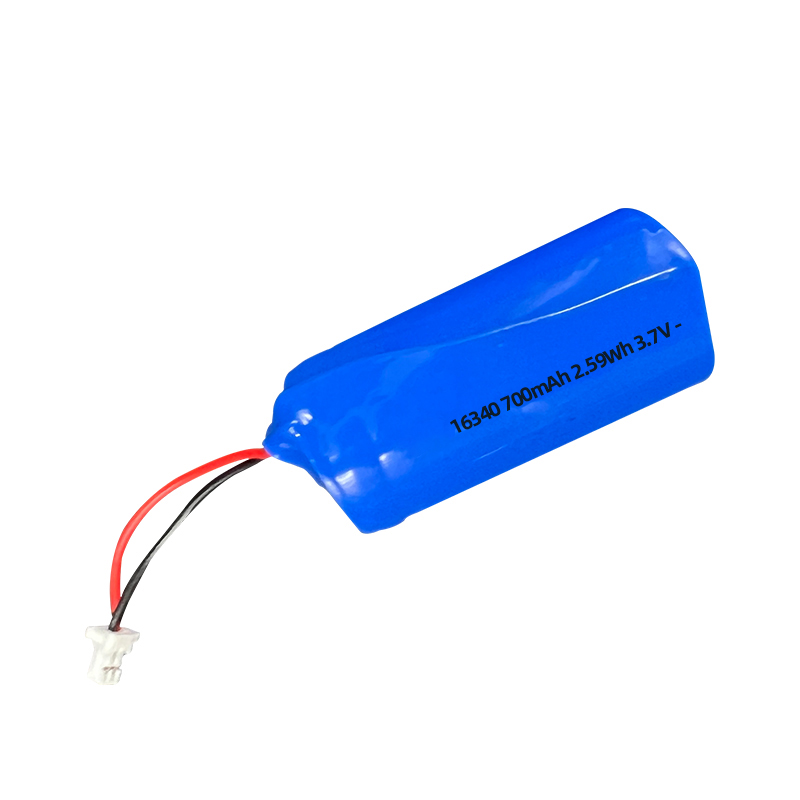 Célula de batería de iones de litio cilíndrica 16340 3,7 V 700 mah