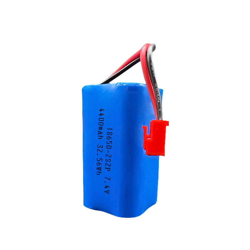 batería de litio 2s2p 7.4V 4400mAh 18650