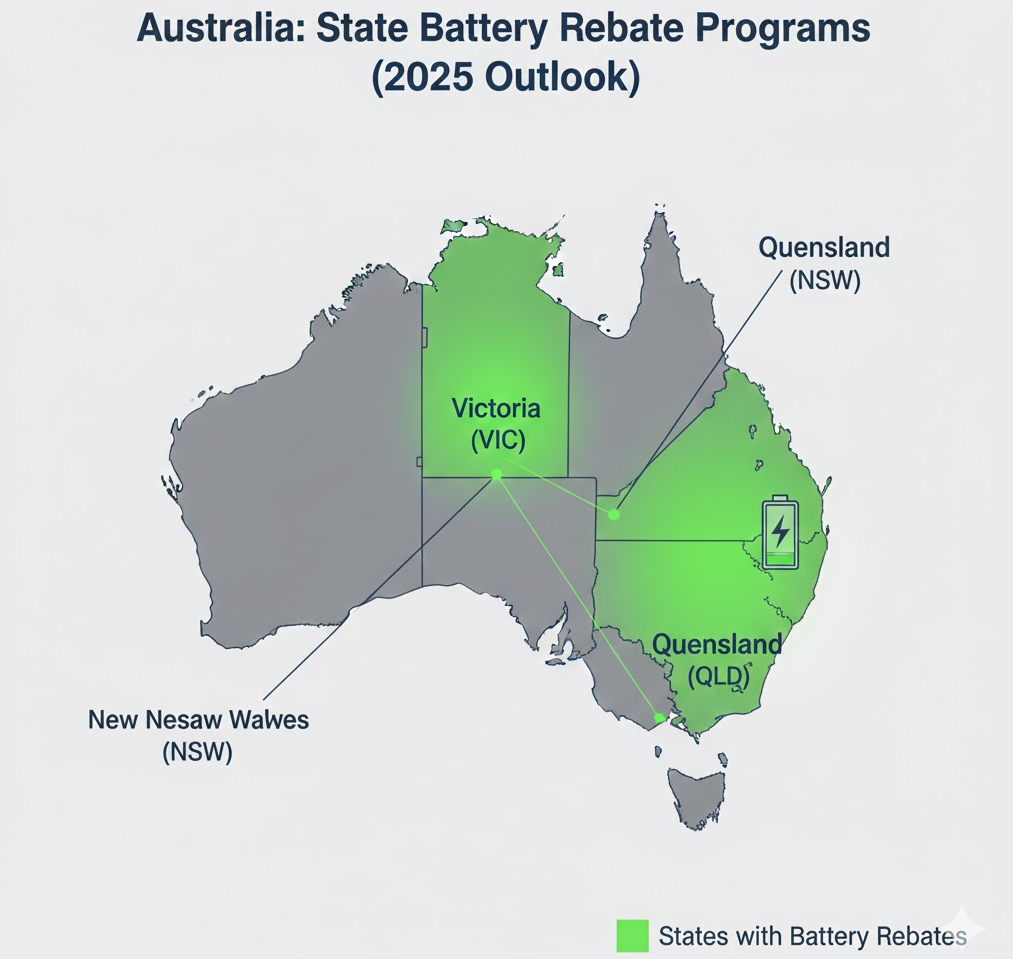 Reembolsos por bater&iacute;as solares para instaladores australianos